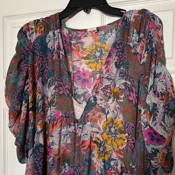 Anthropologie Floral Multicolor Dress - Picture 4 of 11